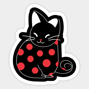 Dot Catnap Sticker